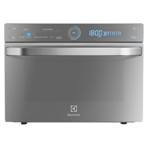 Forno Micro-Ondas 32L com Função Aircook e Painel Bluetouch Dial Seletor Silver (MGA42) Menor preço em Forno Micro-Ondas 32L com Função Aircook e Painel Bluetouch Dial Seletor Silver (MGA42)