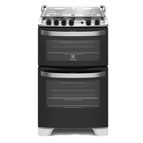 Fogão 4 Bocas Electrolux Branco Automático com 2 Fornos e Porta Full Glass (56DAB) é ruim? Fogão 4 Bocas Electrolux Branco Automático com 2 Fornos e Porta Full Glass (56DAB) é boa?