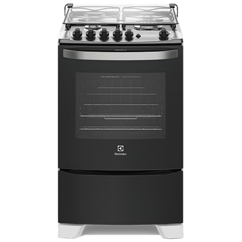 Fogão 4 Bocas Electrolux Branco Automático com Grill e Porta Full Glass (56TAB) Menor preço em Fogão 4 Bocas Electrolux Branco Automático com Grill e Porta Full Glass (56TAB)