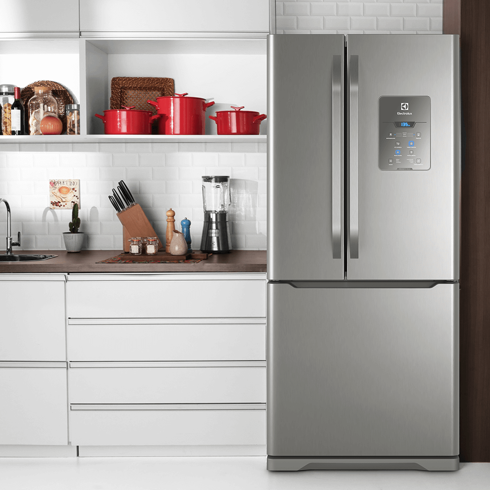 Geladeira Refrigerador French Door Electrolux 579l Inox Dm84x Geladeira Refrigerador French Door Electrolux 579l Inox Dm84x