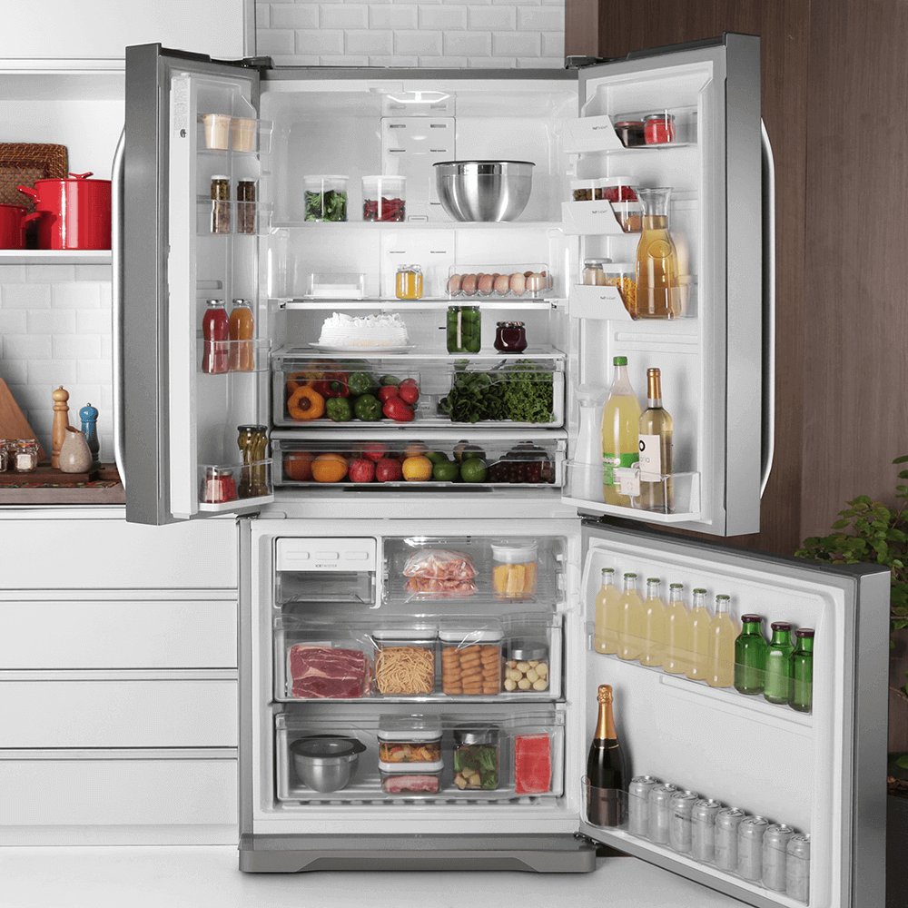 Geladeira Refrigerador French Door Electrolux 579l Inox Dm84x Geladeira Refrigerador French Door Electrolux 579l Inox Dm84x
