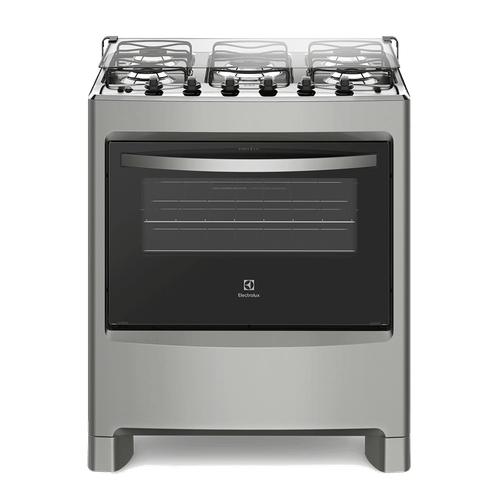 Fogão de Piso Prata 5 Queimadores Com Grafismos em Alto Relevo (76SSC) Menor preço em Fogão de Piso Prata 5 Queimadores Com Grafismos em Alto Relevo (76SSC)