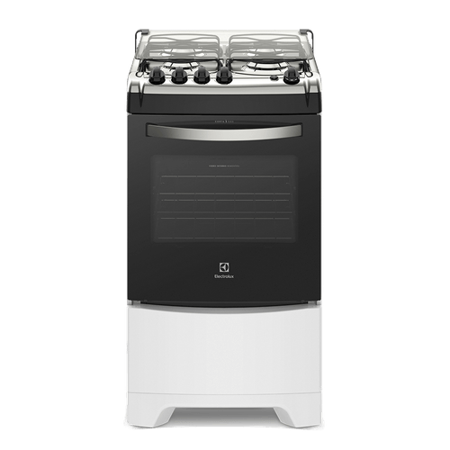 Fogão de Piso Branco com Acendimento Automático e Vidro Interno Removível (52SBC) Menor preço em Fogão de Piso Branco com Acendimento Automático e Vidro Interno Removível (52SBC)