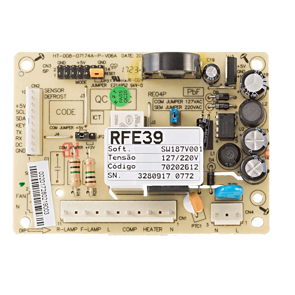 Placa De Potência Para Refrigerador RFE39 41025234 Electrolux
