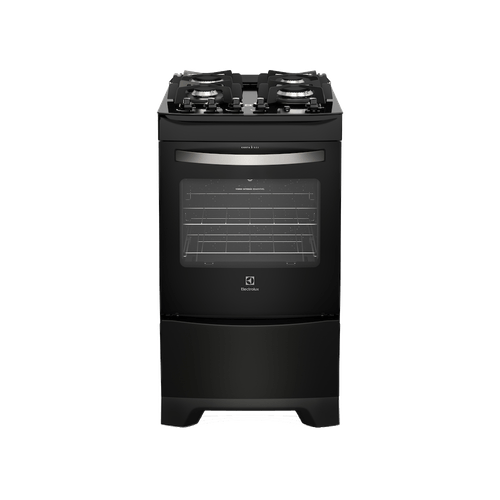 Fogão de Piso Preto e Mesa de Vidro Temperado Electrolux (52GP) Menor preço em Fogão de Piso Preto e Mesa de Vidro Temperado Electrolux (52GP)