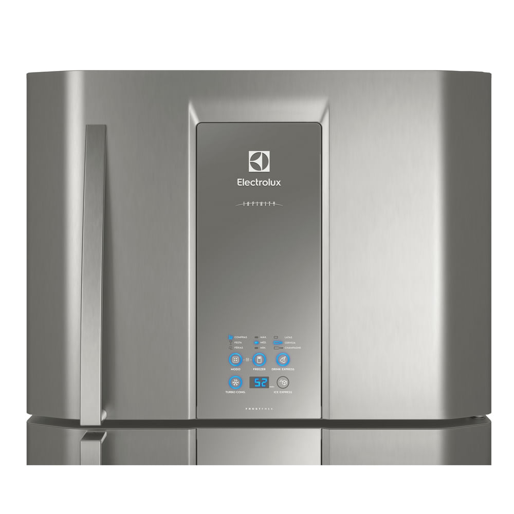 Geladeira Frost Free Infinity Inox 553 Litros DF82X Electrolux