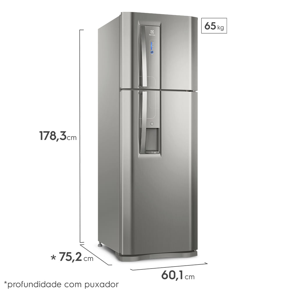 Geladeira Frost Free Top Freezer 382L com Dispenser de Água (TW42S) Electrolux Electrolux