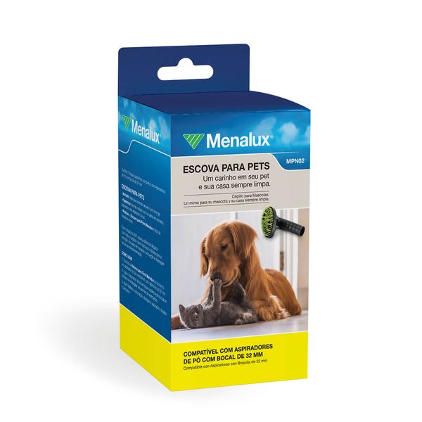 Escova Pets para Aspirador 32mm Escova para Pets - Menalux