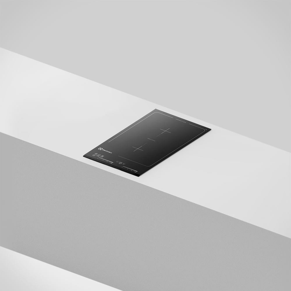 Cooktop Dominó 2 Bocas de Indução com painel touch Electrolux