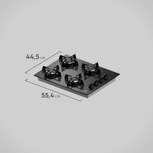 Cooktop 4 Bocas a Gás KE4GP em Promoção Electrolux