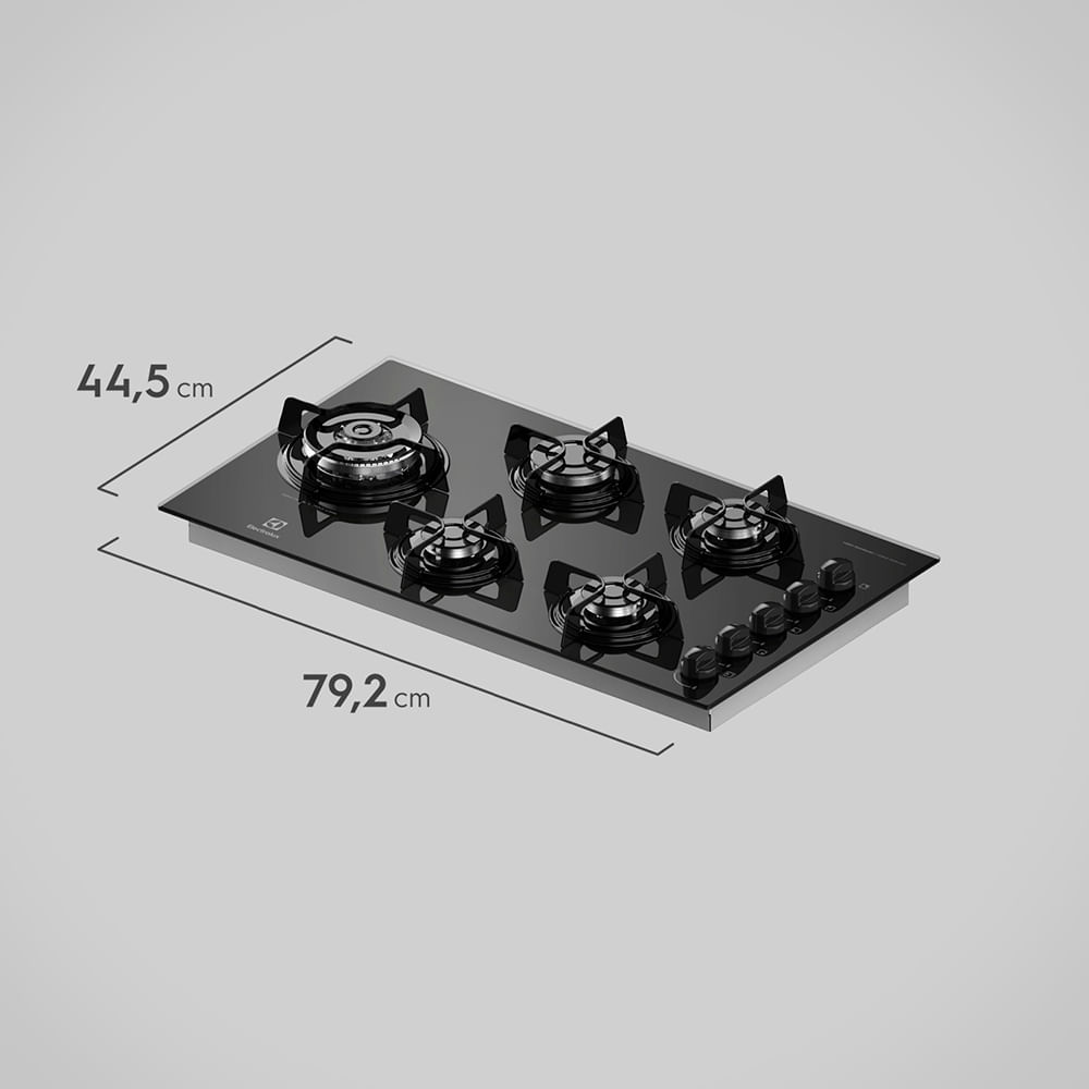 Cooktop a Gás 5 Bocas Electrolux (KE5TD) Electrolux