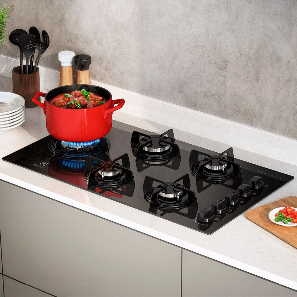 Cooktop a Gás 5 Bocas Electrolux (KE5TD) Electrolux