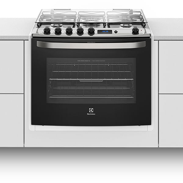 Fogão 5 Bocas de Embutir Electrolux Preto com Grill e Tripla Chama (76EBR) Bivolt