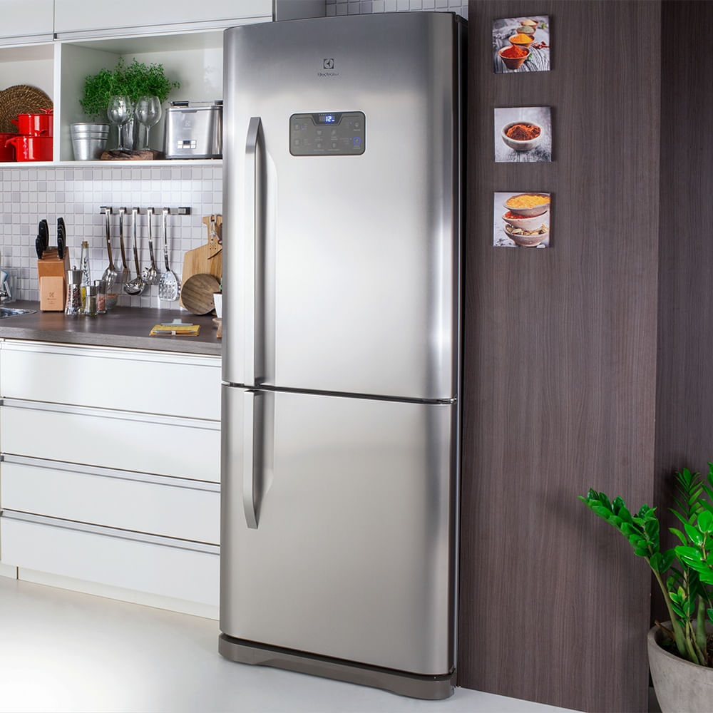 Geladeira Frost Free Inverse Inverter Inox 454L IB53X - Electrolux