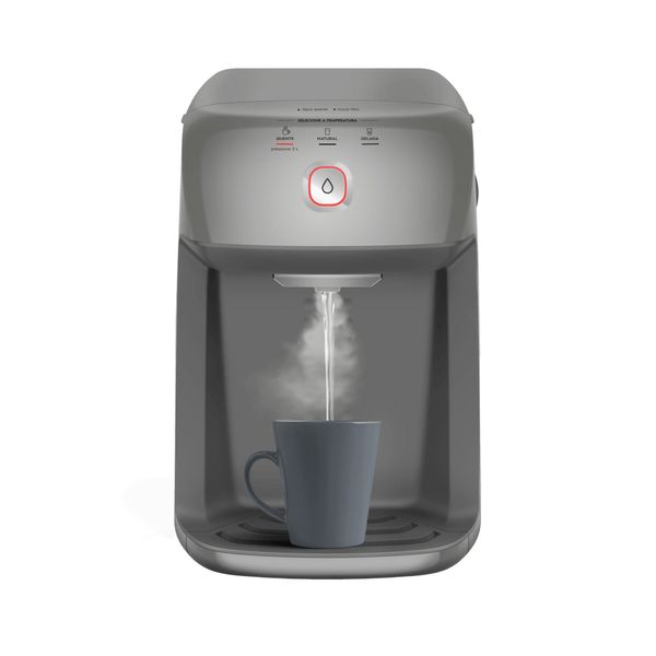 Purificador Electrolux com Compressor, Água Quente e Painel Digital Cinza (PH41X) 127V