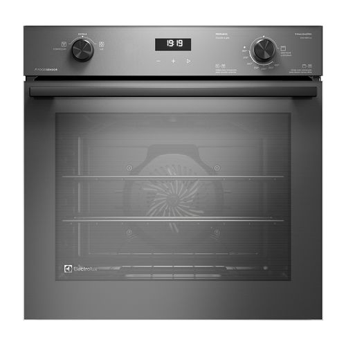 Forno de Embutir Electrolux a Gás 80L Experience com FoodSensor Cinza (OE8GF) - 220V