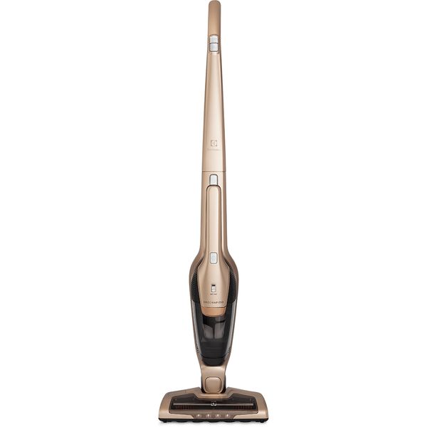 Aspirador de Pó Vertical Sem Fio Electrolux Ergorapido 2 em 1 Bocal Pet até 45 min Dourado (ERG26) Bivolt