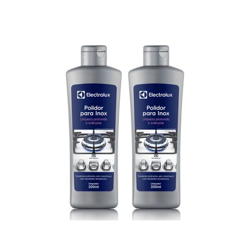 Kit Polidor para Inox Electrolux 200ml 2 unidades