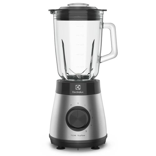 Liquidificador Electrolux 700w 1,5L Experience com Copo de Vidro e Tecnologia TruFlow™ Cor Inox Preto (EBS30)