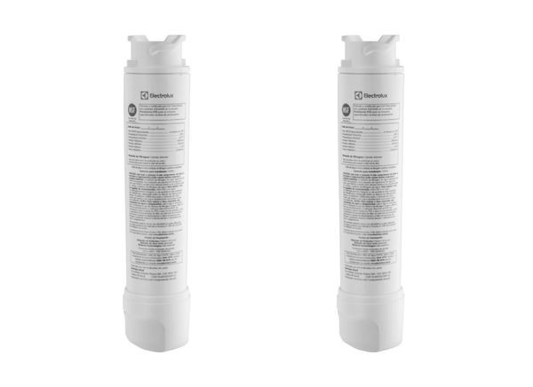 Kit Filtro de Água para Refrigerador Electrolux DM85X, DM86X, DM86V, DM90X, DM91X, DQ90X, IQ8IS e IQ8IB (2 unidades) Kit Filtro de Água para Refrigerador Electrolux DM85X, DM86X, DM86V, DM90X, DM91X e DQ90X (2 unidades)