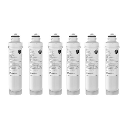 Kit Filtro/Refil Original para Purificador de Água Electrolux PA21G / PA26G / PA31G (6 unidades)