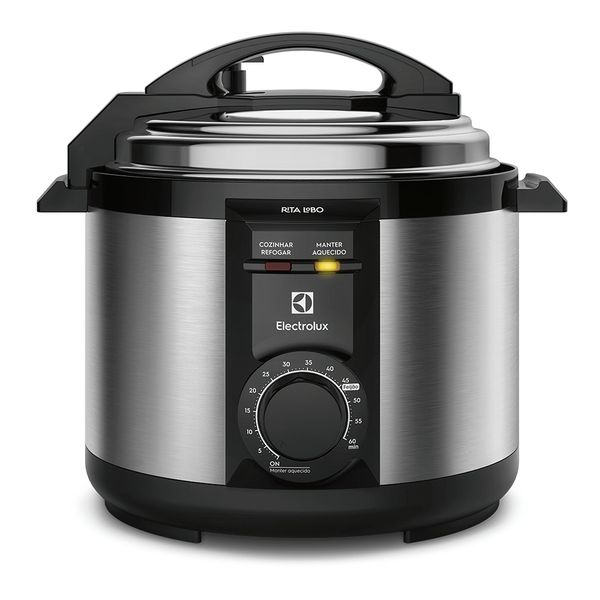 Panela de Pressão Elétrica Electrolux por Rita Lobo 5L Preta Efficient c/ Timer (PCE20) 127V