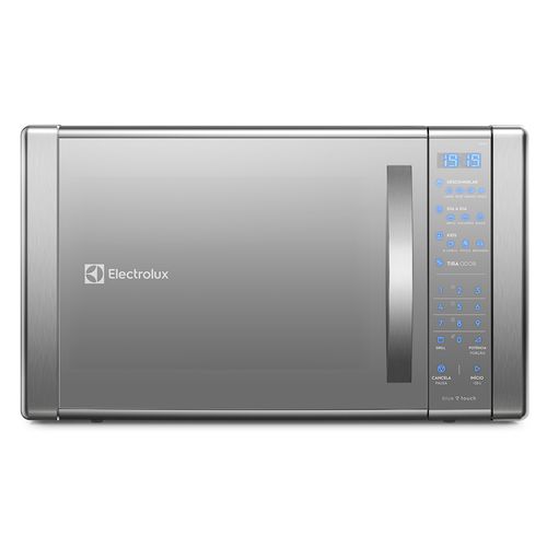 Micro-Ondas Electrolux 31L Prata com Painel Touch On Glass e Função Grill (ME41X)