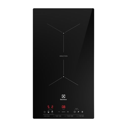 Cooktop 2 Bocas de Indução Electrolux Efficient 2 em 1 com Powerboost (IE3LP) - Cooktop de Indução Electrolux 2 Zonas Com Powerboost Preto (IE3LP)