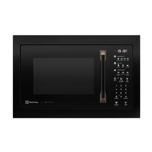 Micro-ondas de Embutir Electrolux 34L Preto com Grill e Painel Blue Touch Pro Series (MV43T)