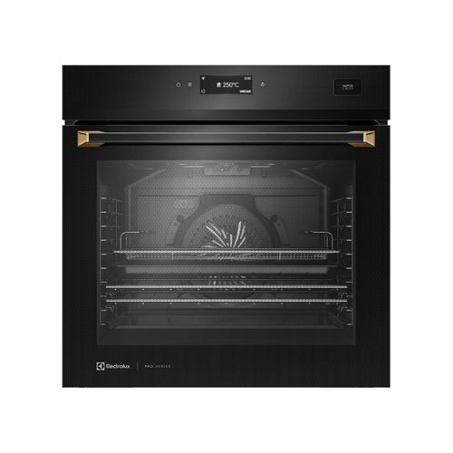 Forno de Embutir Electrolux Elétrico 80L Expert Pro Series com VaporCrisp e Air Fryer Preto (OE9XB) - 220V