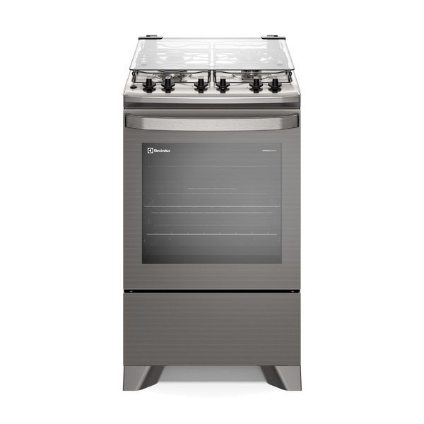 Fogão 4 bocas Electrolux Experience Inox Timer FE4TC