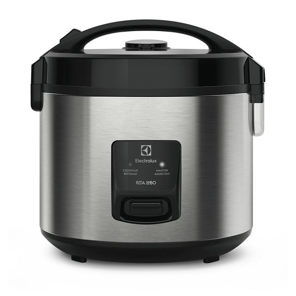 Panela de Arroz Elétrica Electrolux por Rita Lobo 3,5L Preta Efficient 2 em 1 (ERC20) 220V