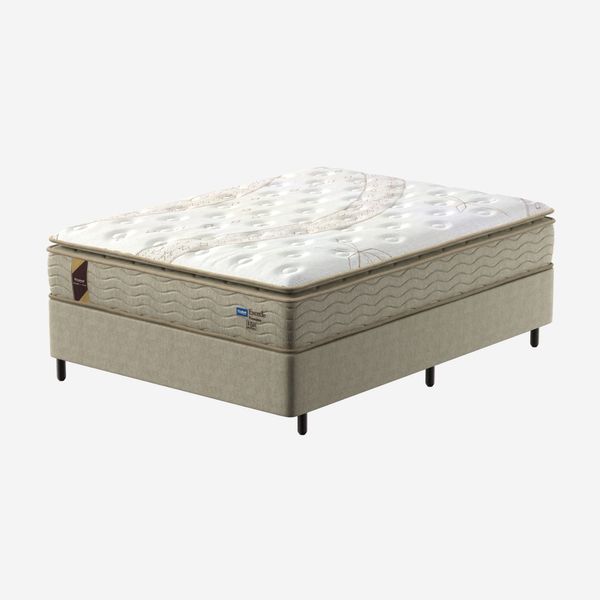 Conjunto Box Casal Mola Ensacada Probel Excede Premium Pillow Super