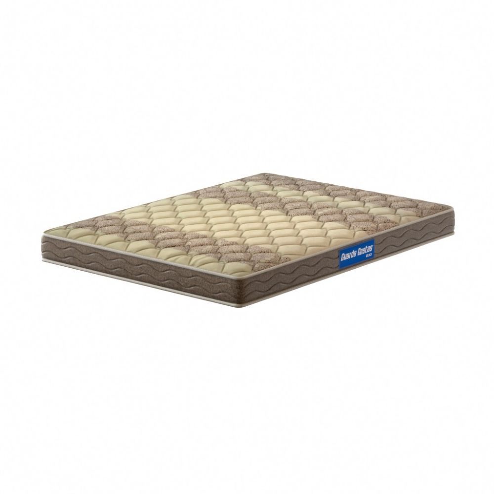Colchão Queen Espuma D33 Guarda Costas Probel 14cm Bege/Marrom