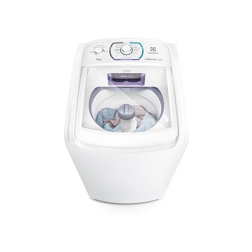 Máquina de Lavar Electrolux 11kg Branca Essential Care com Easy Clean e Filtro Fiapos (LES11)