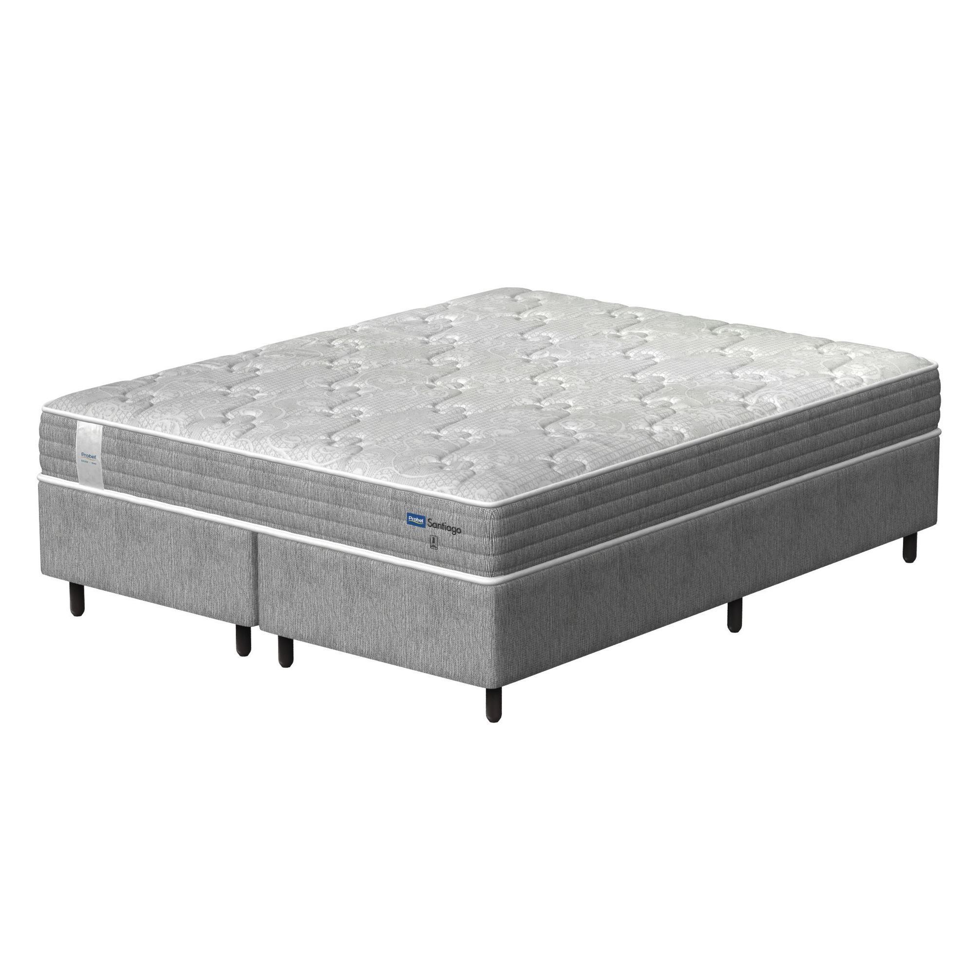 Conjunto Box Queen Mola Ensacada Probel Santiago (158x198x50cm)