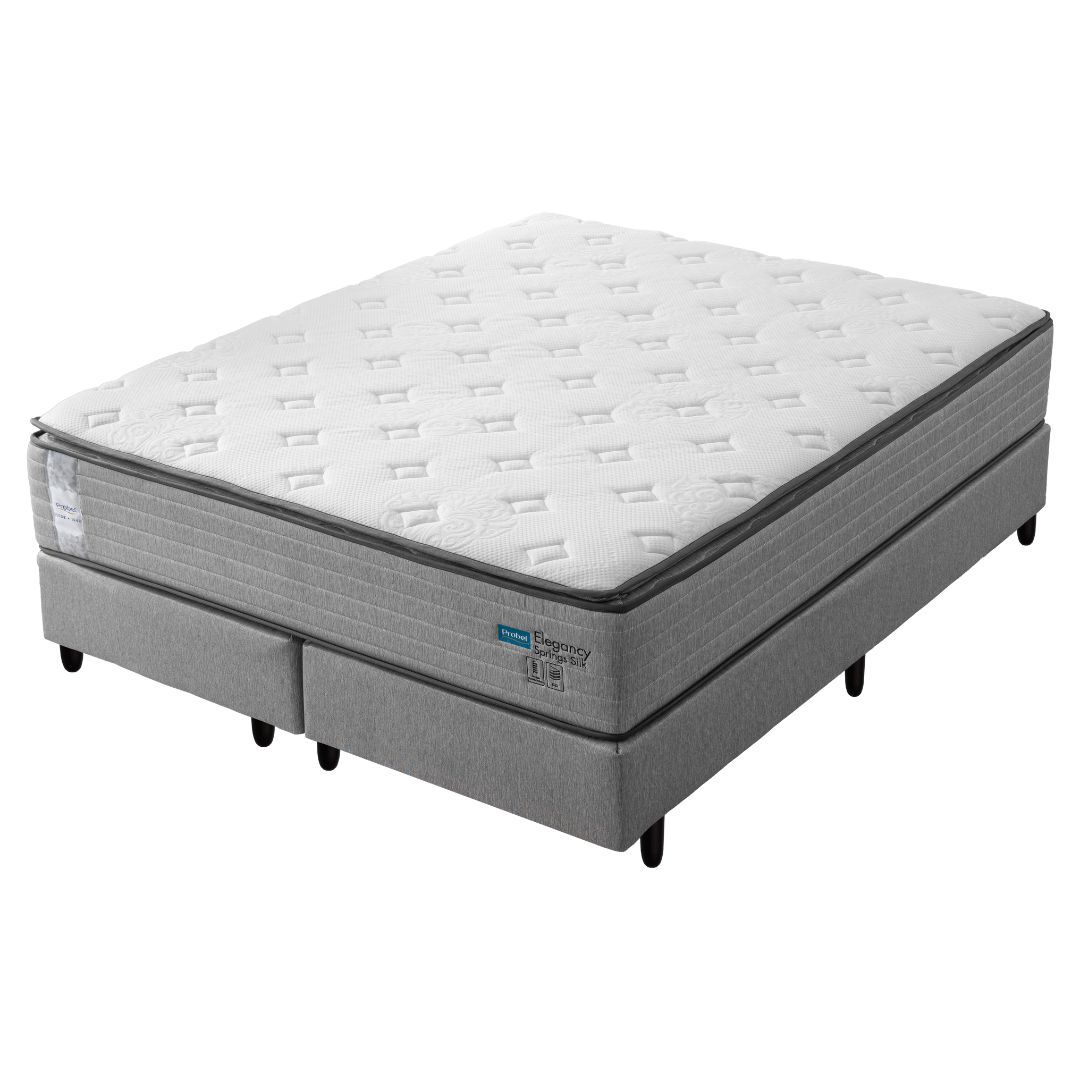 Conjunto Box King Mola Ensacada Probel Elegancy Springs (193x203x60cm)