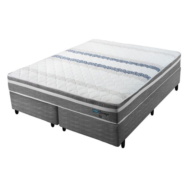 Conjunto Box King Mola Probel Chicago (193x203x24cm)