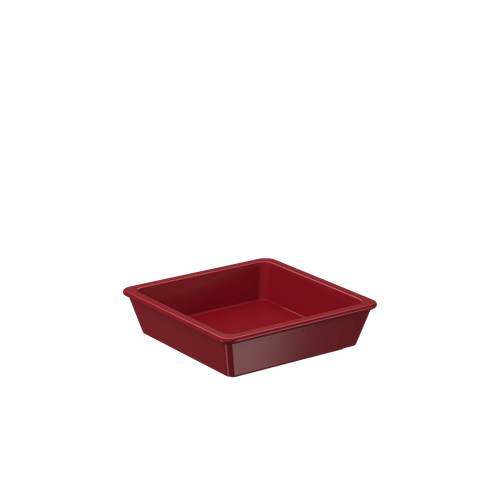 Molheira para Shoyu 50ml Vermelho Bold Uno Coza 7,2 x 7,2 x 2 cm - Vermelho Bold Coza
