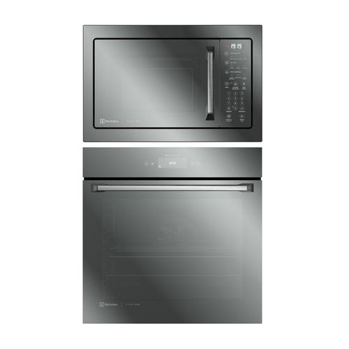 Torre de Cocção com Micro-ondas Electrolux 34L Inox Home Pro (ME3HP) + Forno de Embutir Electrolux Elétrico 80L Home Pro (OE9XS)