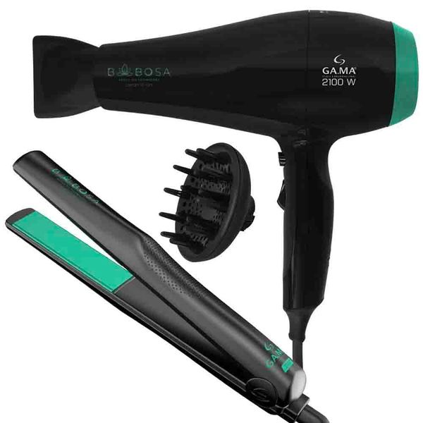 Kit Prancha E Secador De Cabelo Babosa 127V