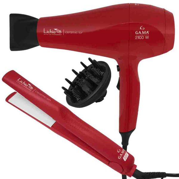 Kit Prancha E Secador De Cabelo Lichia 220V