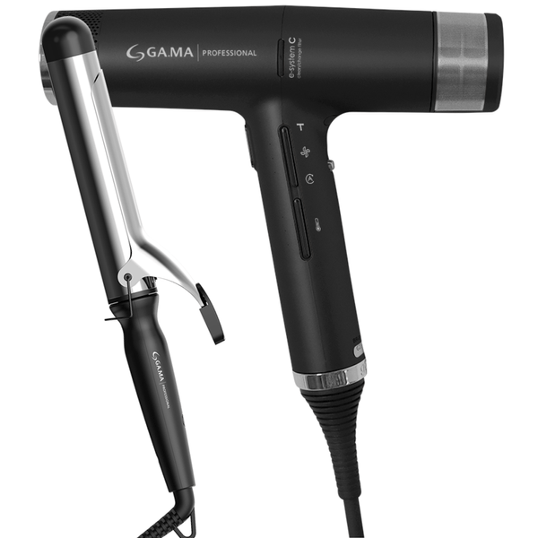 Kit Secador iQ3 Black e Modelador Salon Curl 38mm 220V