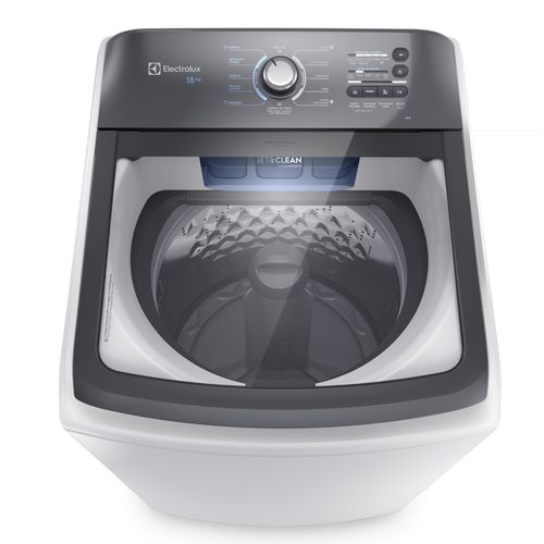 Máquina de Lavar Electrolux 18kg Branca Efficient Cesto inox e Jet&Clean (LEE18)