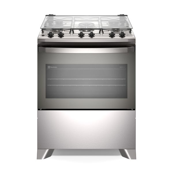 Fogão 5 bocas Electrolux Efficient Inox PerfectCook FE5IG