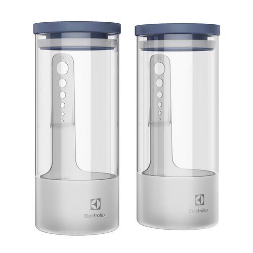 Potes Herméticos Electrolux de Vidro para Temperos Frescos e Hortaliças 2 Unidades - Potes Electrolux de Vidro para Temperos Frescos e Hortaliças