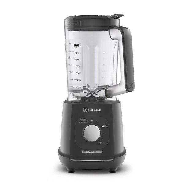 Liquidificador Electrolux 1000W 2.7L Efficient TriForce 5 Velocidades Cinza (EBL1000) 127V