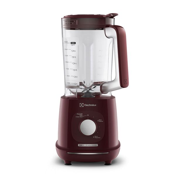 Liquidificador Electrolux 1000W 2.7L Efficient TriForce 5 Velocidades Vermelho (EBL1010) 127V