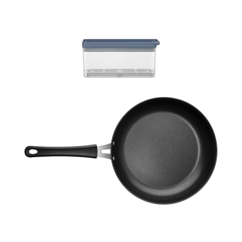 Kit Organizador Electrolux com Escorredor 1,5L + Frigideira Electrolux Inox com Revestimento Antiaderente 24cm