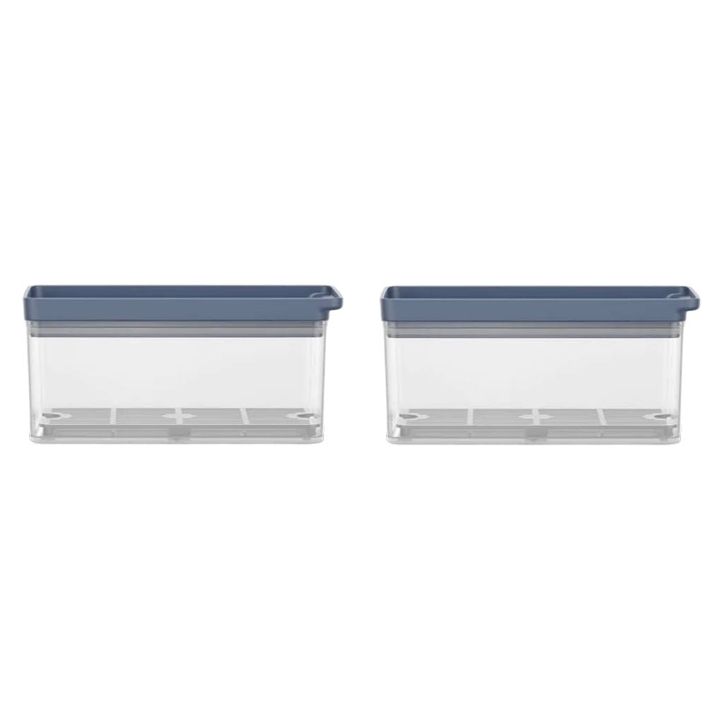 Kit 2 Organizadores de Geladeira Electrolux Experience com Escorredor 1,5L